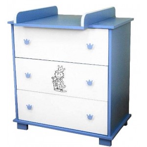 Detská komoda Prince, modrá